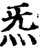 炁(宋·印刷字体·增韵)