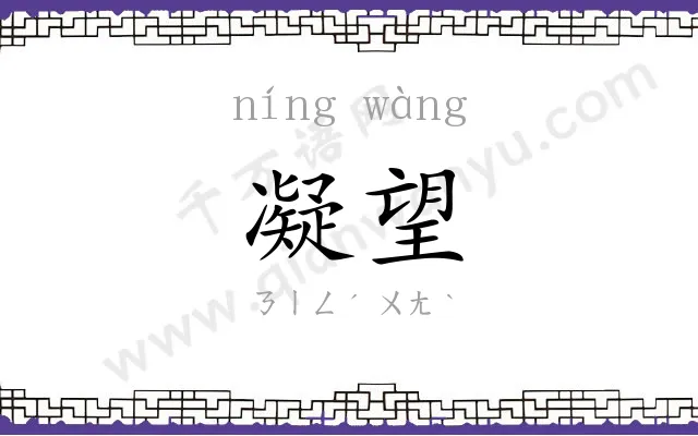 凝望