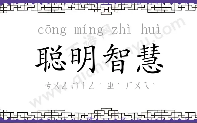 聪明智慧