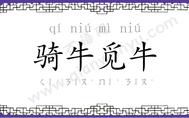 骑牛觅牛