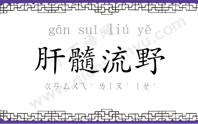 肝髓流野 肝髓流野