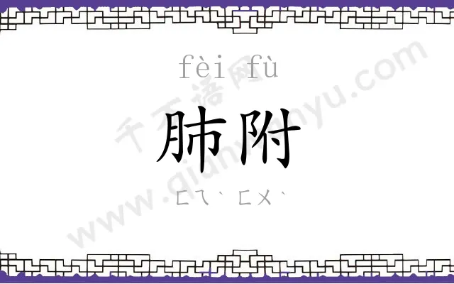 肺附