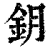 鈅(清·印刷字体·康熙字典)