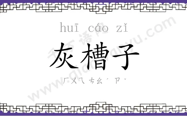 灰槽子