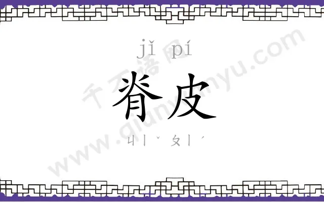 脊皮