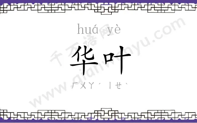 华叶