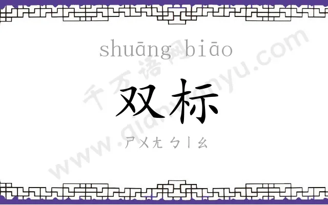 双标