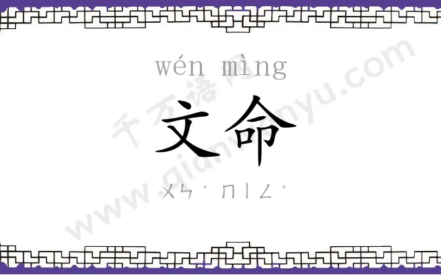 文命