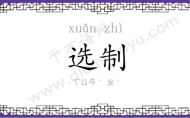 选制