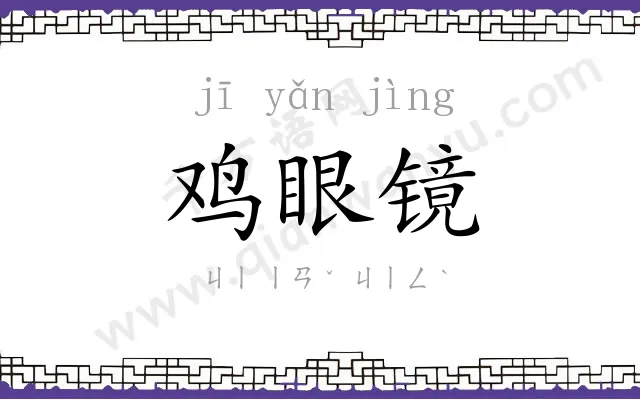 鸡眼镜
