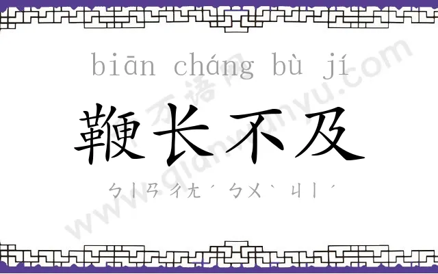 鞭长不及