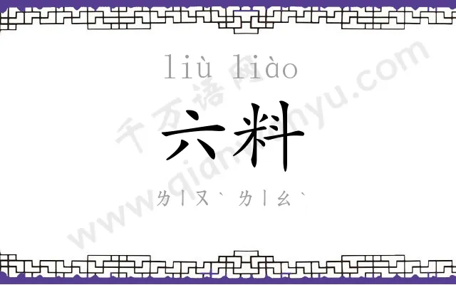 六料