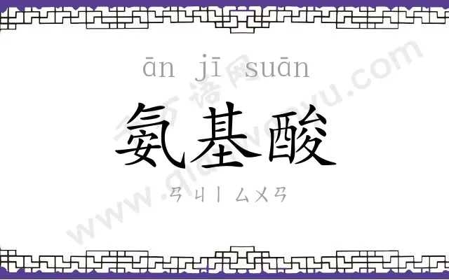 氨基酸 氨基酸