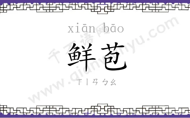 鲜苞