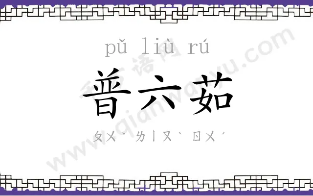 普六茹 普六茹
