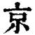 京(清·印刷字体·康熙字典)