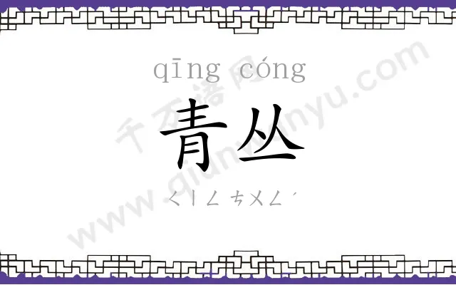 青丛