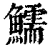 鱬(清·印刷字体·康熙字典)