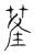 萑(宋·传抄·古文四声韵)