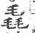 毳(宋·印刷字体·广韵)