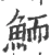 鮞(宋·印刷字体·广韵)